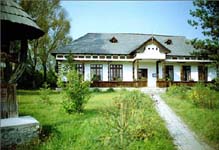 Outside look of an old Romanian school