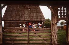 Wooden gate